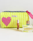 Customised Quilted Wash Bag | Limoncello