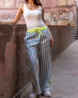 The Pop Pants | Mykonos Blue