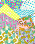 Block Print Drawstring Bags - Bombaby