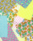 Block Print Drawstring Bags - Bombaby