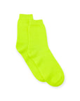 Cashmere Bed Socks | Neon Yellow - Bombaby