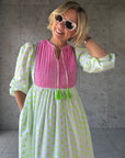 Cotton Maxi Dress | Estella - Bombaby