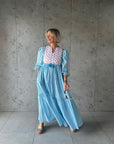 Cotton Maxi Dress | Tess - Bombaby