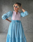 Cotton Maxi Dress | Tess - Bombaby