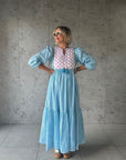 Cotton Maxi Dress | Tess - Bombaby