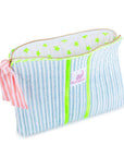 Customised Quilted Pouch | Sunwashed Blue - Bombaby