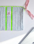 Customised Quilted Pouch | Sunwashed Blue - Bombaby