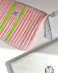 Customised Quilted Pouch | Sunwashed Pink - Bombaby