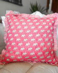 Estha in Neon | Quilted Cushion - Bombaby