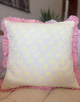 Estha in Neon | Quilted Cushion - Bombaby