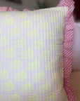 Estha in Neon | Quilted Cushion - Bombaby