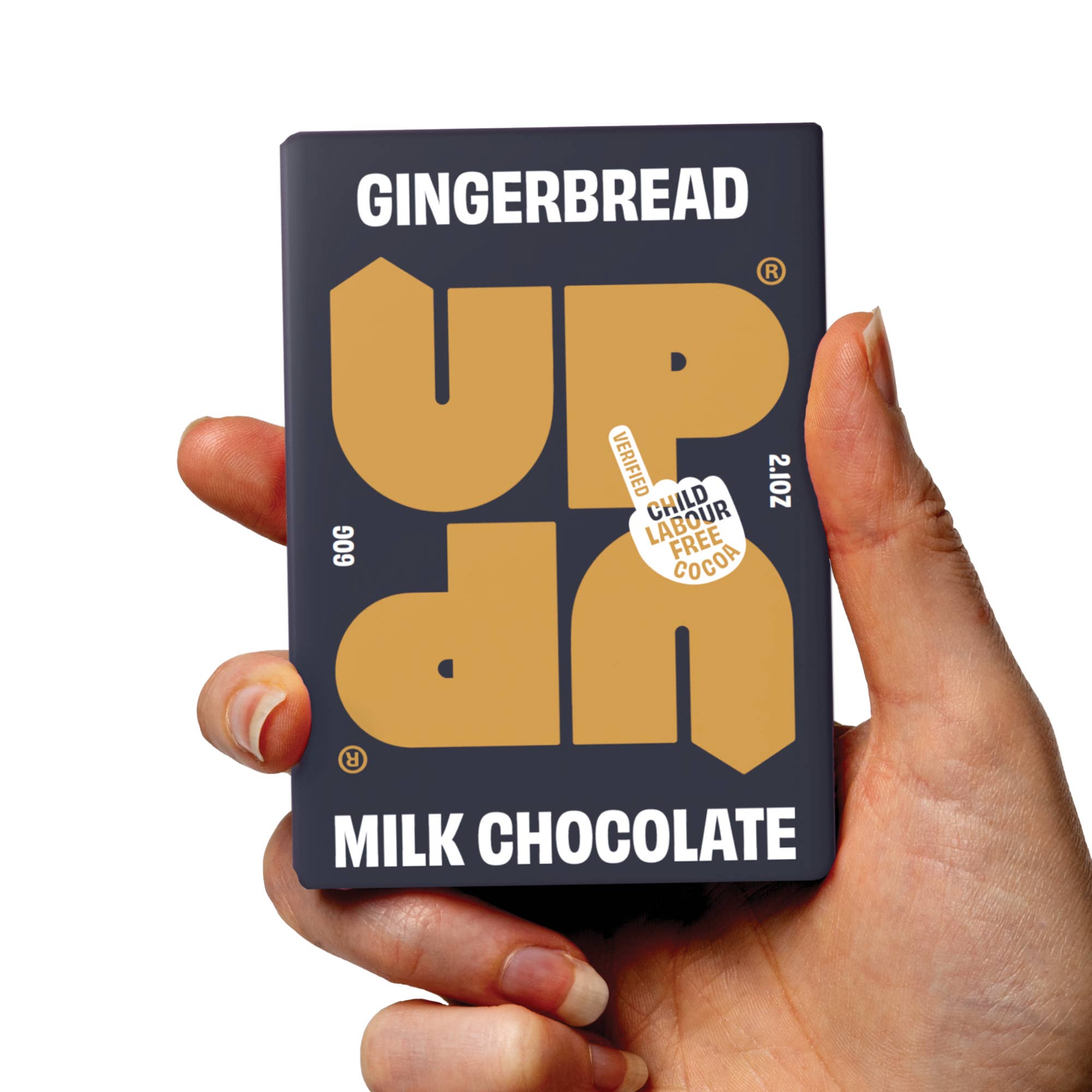 Gingerbread Milk Chocolate Bar 60g - Bombaby