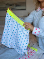 GOTS Organic Twill Pyjamas | Blue Stars - Bombaby