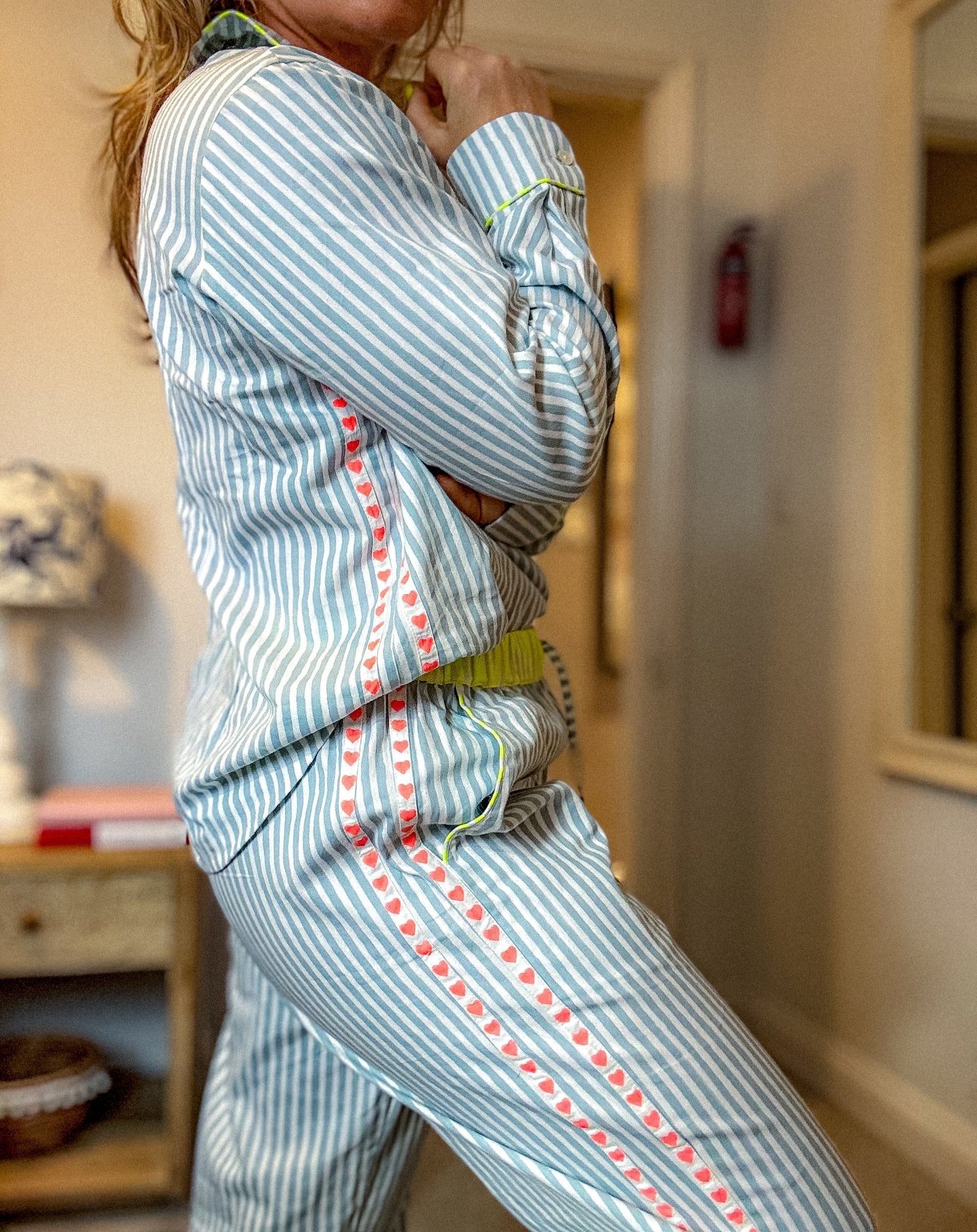 GOTS Organic Twill Pyjamas | Starboard - Bombaby