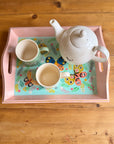 Hand - painted Tray | Butterflies & Blooms - Bombaby