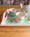 Hand - painted Tray | Butterflies & Blooms - Bombaby