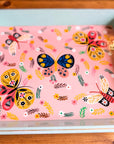 Hand - painted Tray | Butterflies & Blooms - Bombaby