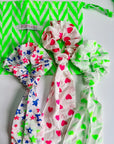 Handmade Block Print Cotton Scrunchies - Bombaby