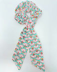 Handmade Block Print Cotton Scrunchies - Bombaby