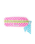 Handmade Quilted Pencil Case | Neon Pink - Bombaby