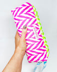Handmade Quilted Pencil Case | Neon Pink - Bombaby