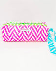 Handmade Quilted Pencil Case | Neon Pink - Bombaby