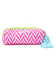 Handmade Quilted Pencil Case | Neon Pink - Bombaby