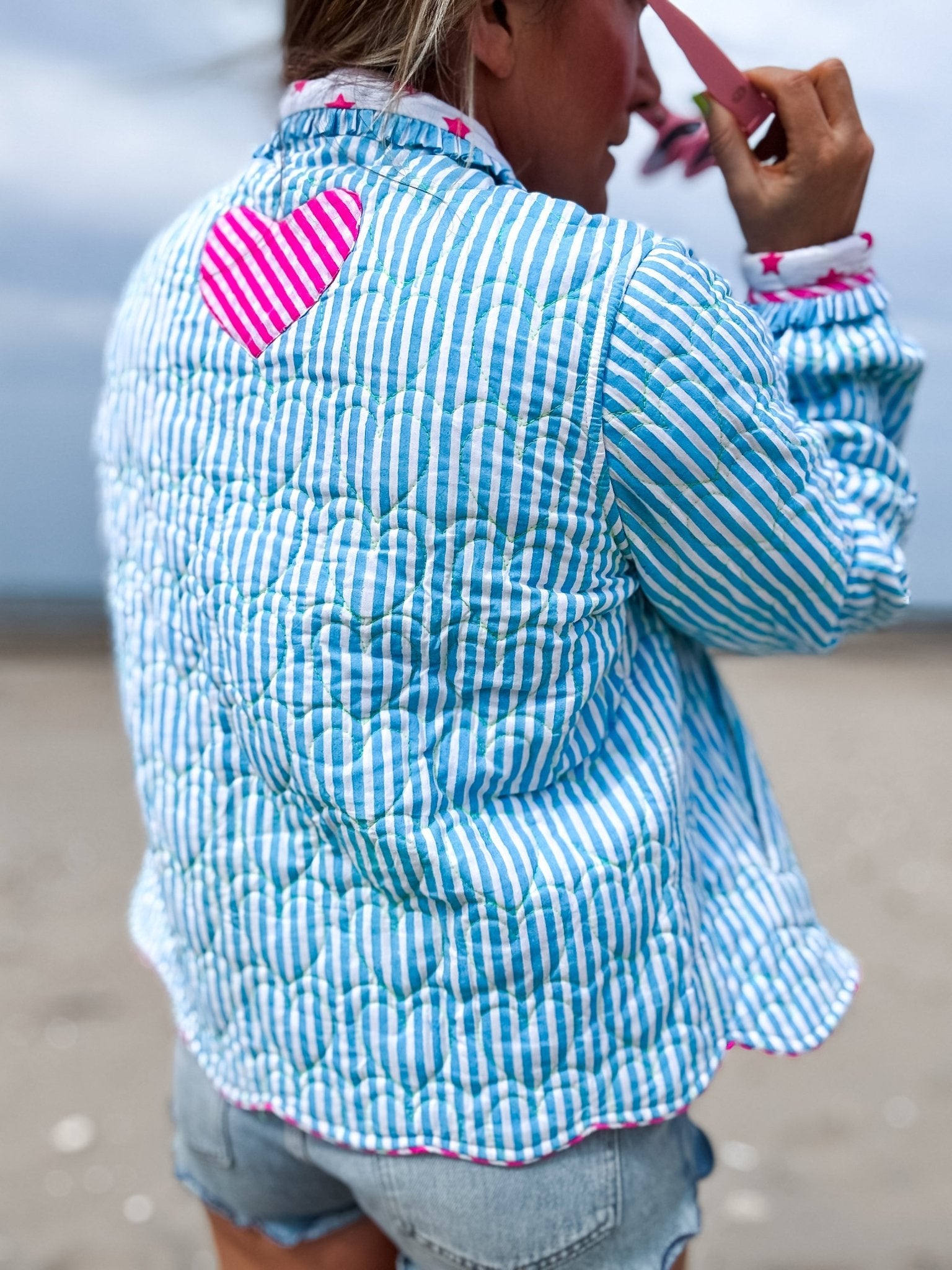 Ltd Edition Quilted Jacket | Malibu Pop - Bombaby
