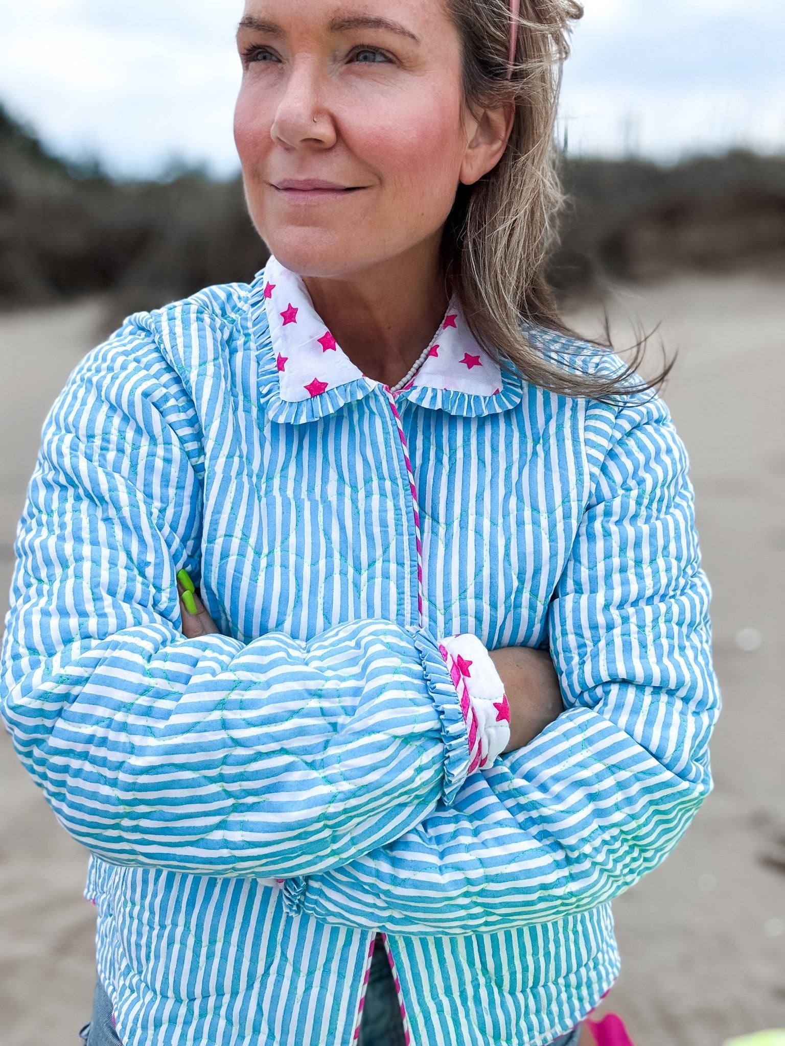 Ltd Edition Quilted Jacket | Malibu Pop - Bombaby