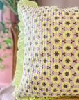 Malati in Neon | Quilted Cushion - Bombaby