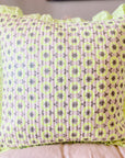Malati in Neon | Quilted Cushion - Bombaby
