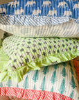 Malati in Neon | Quilted Cushion - Bombaby