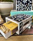 Mother of Pearl Match Box Holder | Midnight Navy - Bombaby