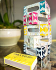Mother of Pearl Match Box Holder | Sunshine Yellow - Bombaby