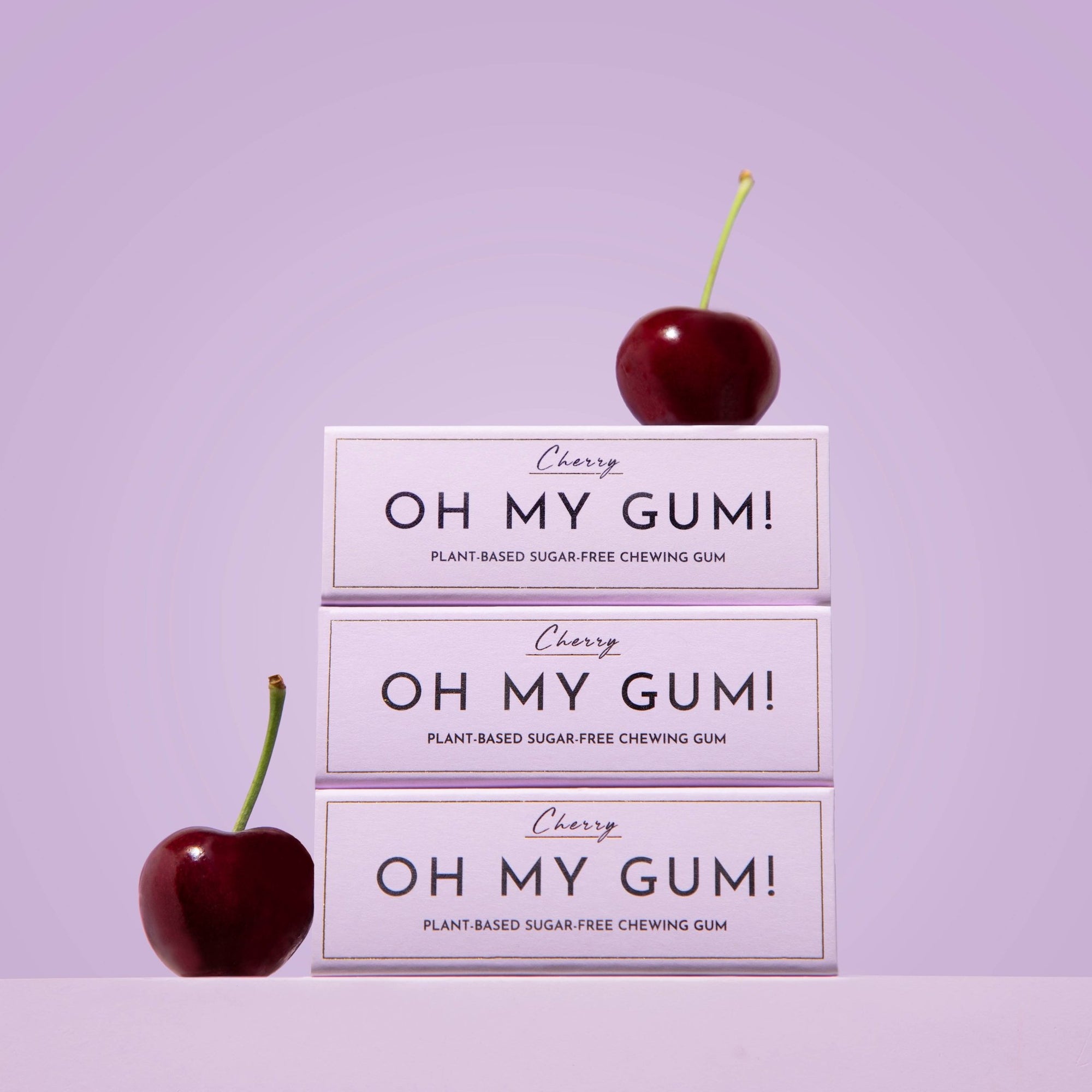 OH MY GUM! | Cherry Chewing Gum - Bombaby