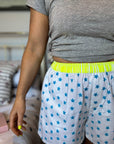Organic Cotton Boxer Shorts | Blue Stars - Bombaby