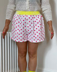 Organic Cotton Boxer Shorts | Pink Hearts - Bombaby