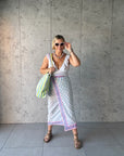Oversized Handprinted Scarf | Ocean Dream - Bombaby