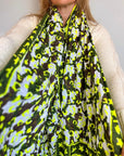 Oversized Handprinted Scarf | Rebel camo - Bombaby