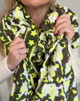 Oversized Handprinted Scarf | Rebel camo - Bombaby