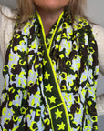 Oversized Handprinted Scarf | Rebel camo - Bombaby
