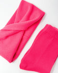 Pure Cashmere Headband | Neon Pink - Bombaby
