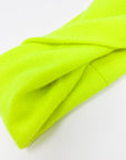 Pure Cashmere Headband | Neon Yellow - Bombaby
