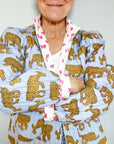 Quilted Jacket | Blue Tiger - Bombaby