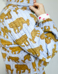 Quilted Jacket | Blue Tiger - Bombaby
