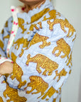 Quilted Jacket | Blue Tiger - Bombaby