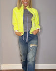 Quilted Jacket | Limoncello - Bombaby