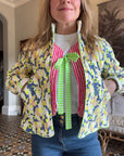 Quilted Jacket | Neon Storm - Bombaby