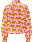 Quilted Jacket | Powder Pink Tiger - Bombaby