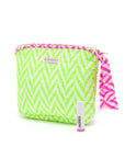 Quilted Make Up Bag | Neon Green - Bombaby
